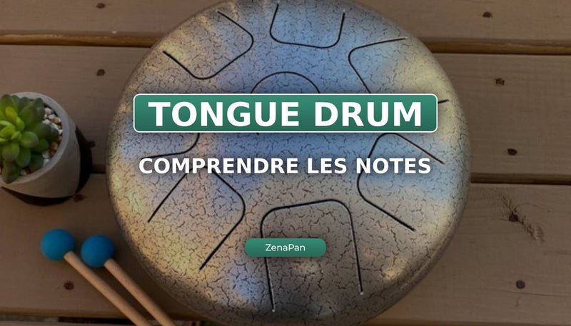 Quais são as notas de um tongue drum?