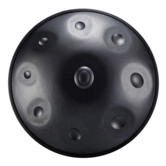 Handpan, frequence 432hz, frequence 440hz, hang drum, hang, gamme ré mineur kurd, do majeur, Zenapan, noir