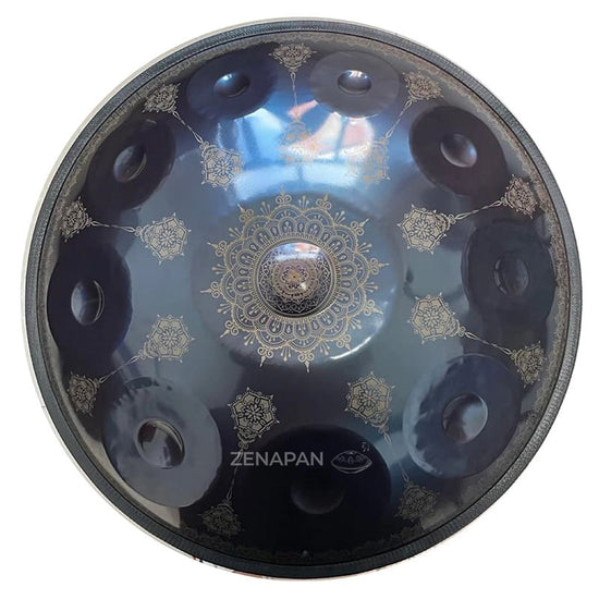 Handpan, frequence 432hz, frequence 440hz, hang drum, hang, gamme Ré mineur Kurd, Zenapan, Do majeur, handpan origine, acheter handpan, couleur bleu